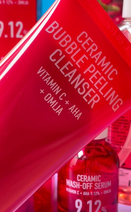 AHA 9.12 オミジャ 陶器肌 ウォッシュオフ セラム/parnell/美容液を使ったクチコミ(8枚目)