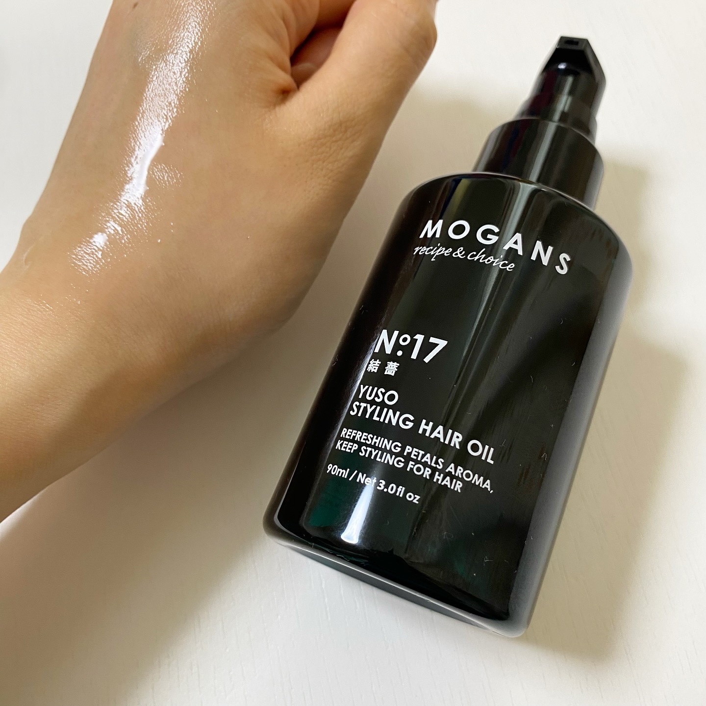 スタイリング ヘアオイル 結薔/MOGANS/ヘアオイルを使ったクチコミ（3枚目）