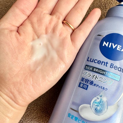 【医薬部外品】ニベア ルーセントビューティ シルクブライトニング ブライトニング美容液ボディミルク/ニベア/ボディミルクを使ったクチコミ(3枚目)