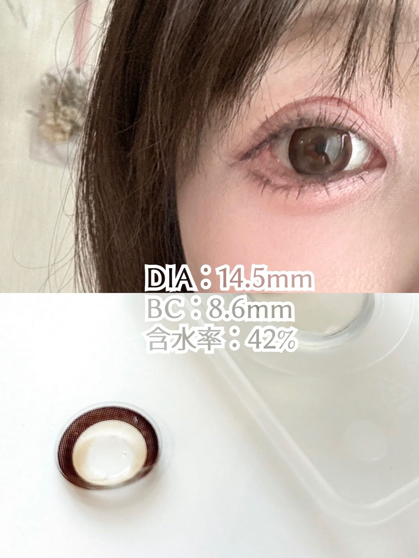 JILL Pure drop/グラムレンズ/カラーコンタクトレンズを使ったクチコミ(2枚目)