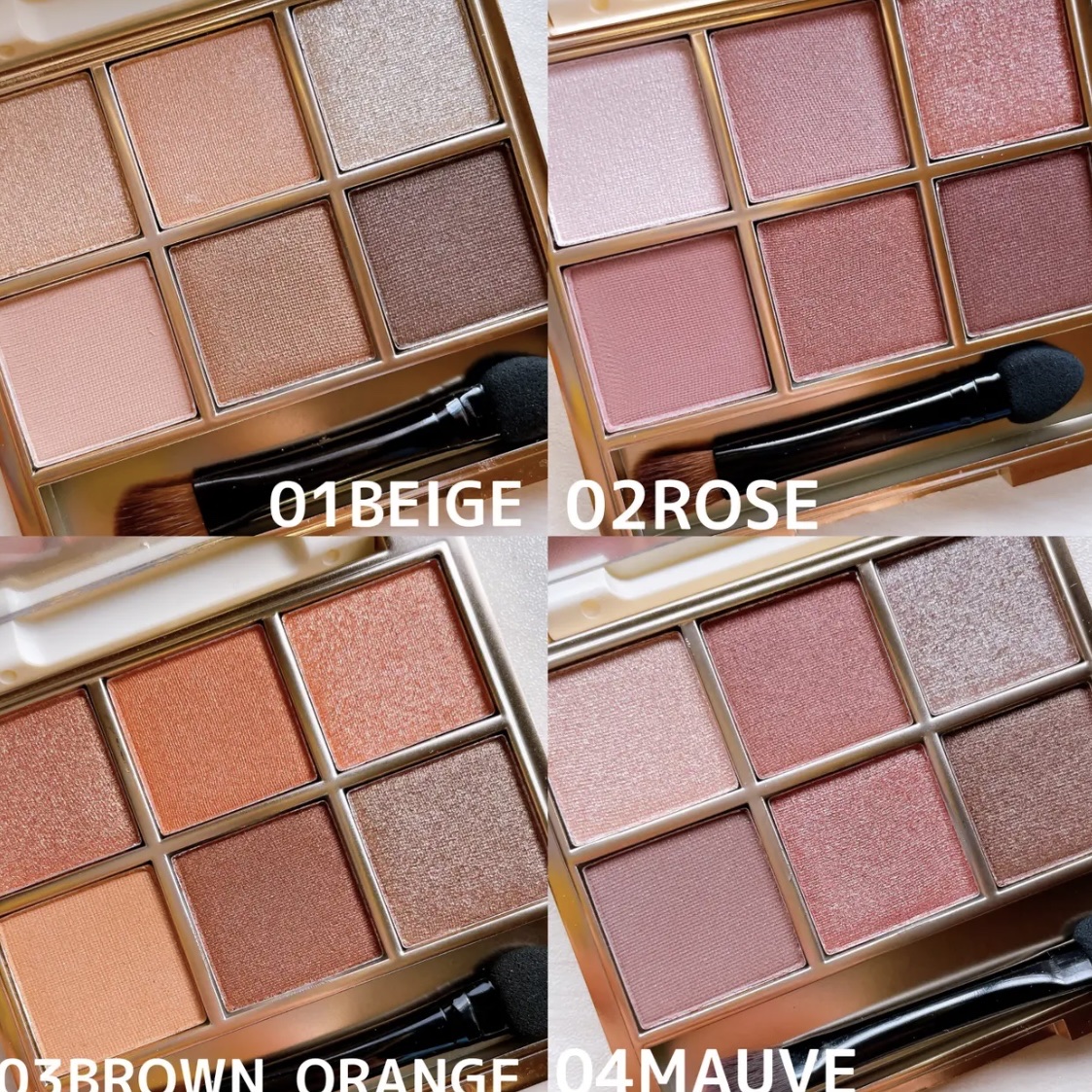 6色アイシャドウパレット/and us/アイシャドウパレットを使ったクチコミ（2枚目）