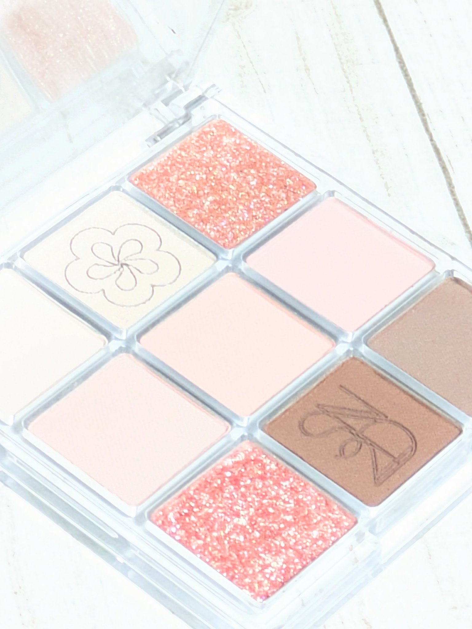 カラーライズスターリーアイズ 03 ピーチブロッサム/S2ND/アイシャドウパレットを使ったクチコミ（2枚目）