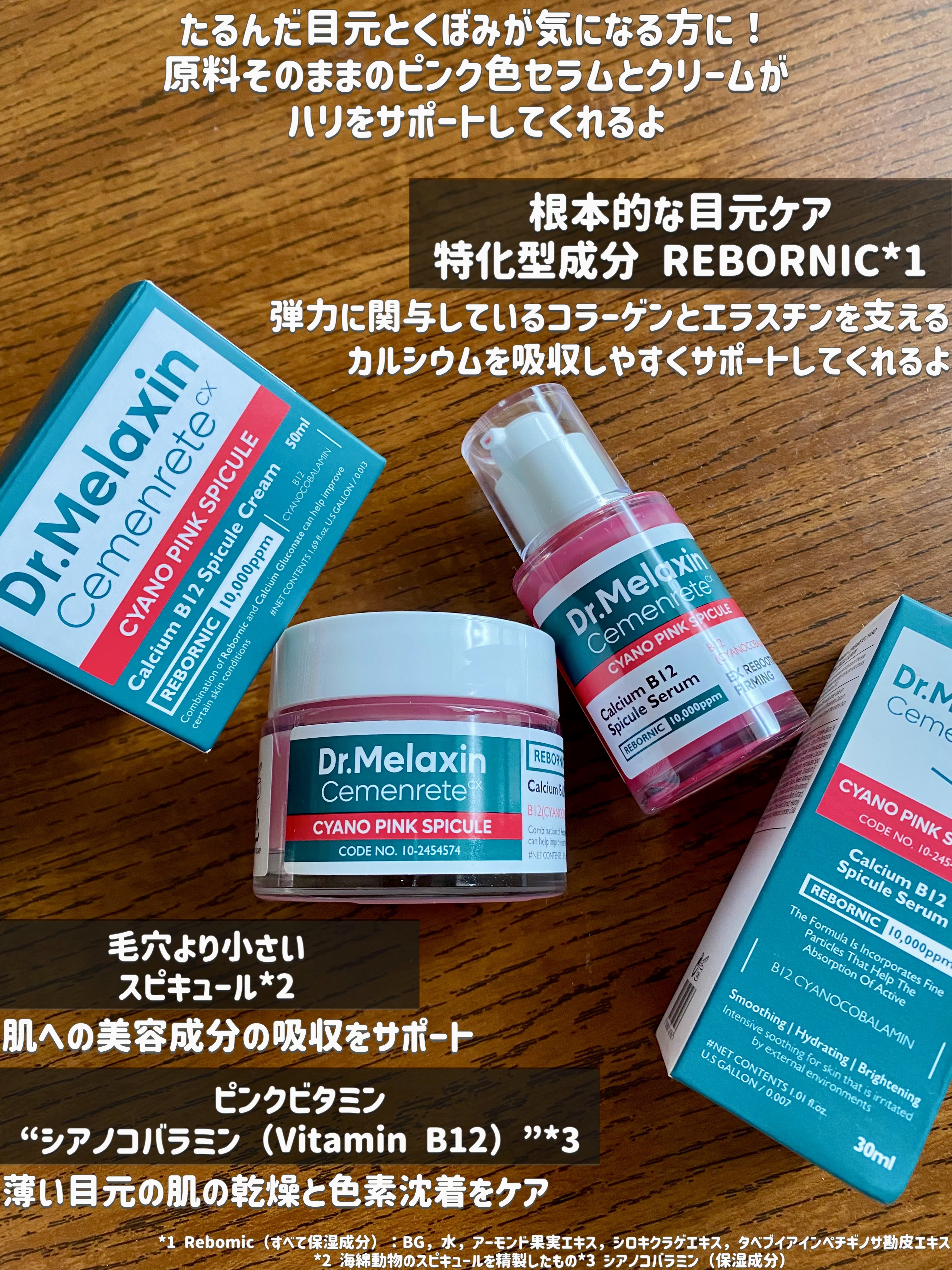 セメンリトシアノ ピンクスピキュールセラム/Dr.Melaxin/美容液を使ったクチコミ（2枚目）