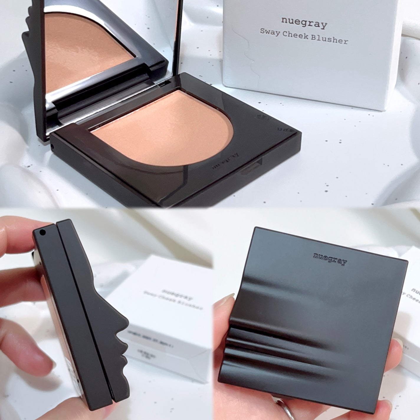 スウェイチークブラッシャー/nuegray/ジェル・クリームチークを使ったクチコミ(4枚目)