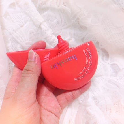 CODEON DDクリームファンデーション/ハンスキン/クリーム・エマルジョンファンデーションを使ったクチコミ(4枚目)