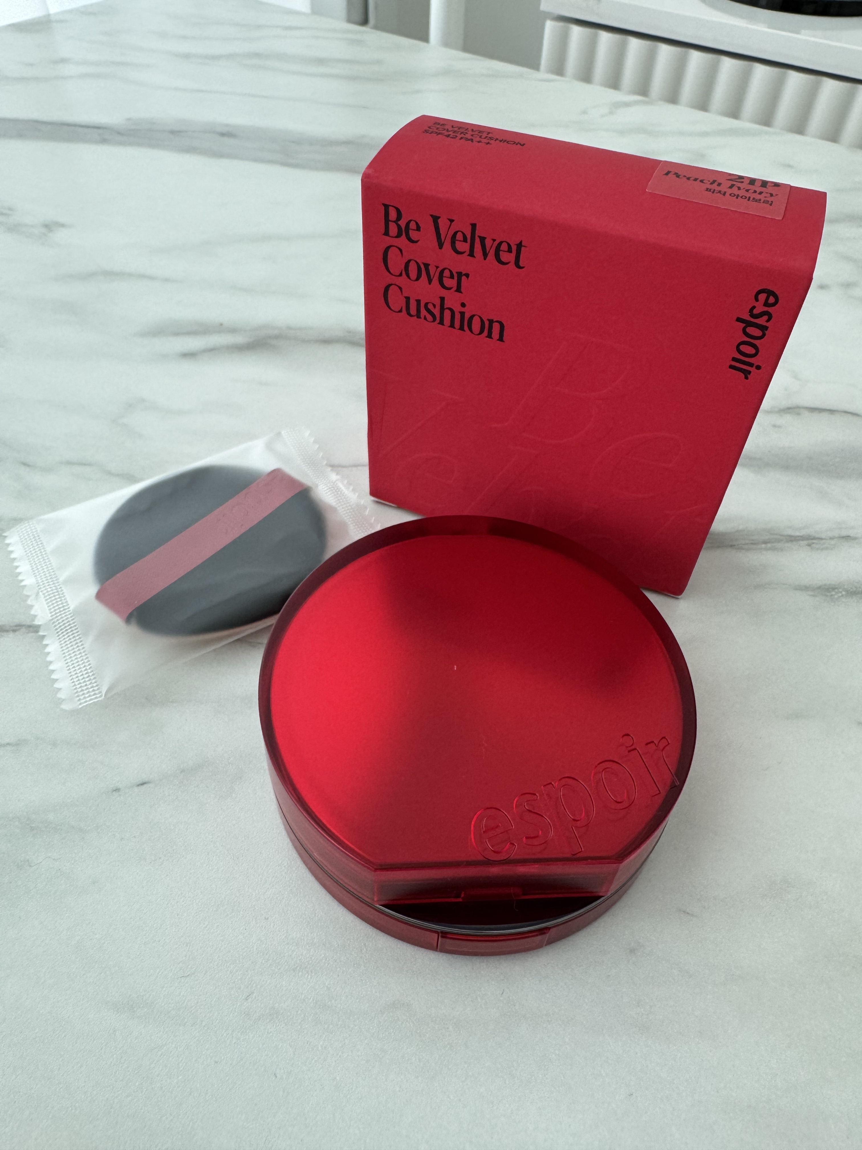 ビーベルベットカバークッション/espoir/クッションファンデーションを使ったクチコミ（1枚目）