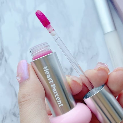 ドットオンムードワンウェイグロイティント/Heart Percent/リップティントを使ったクチコミ(4枚目)