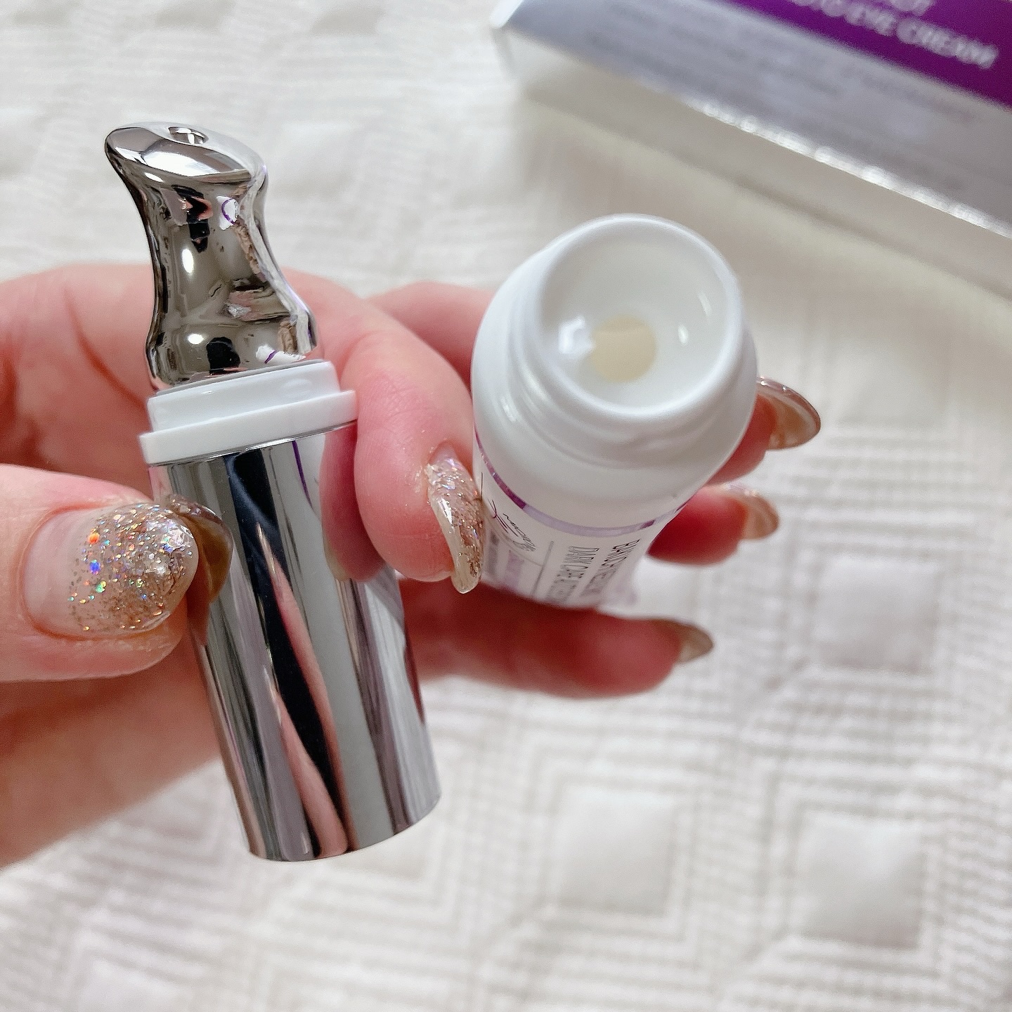 BAKUCHI NEEDLE SHOT DARK CARE AUTO EYE CREAM/LIALUSTER/アイケア・アイクリームを使ったクチコミ（3枚目）