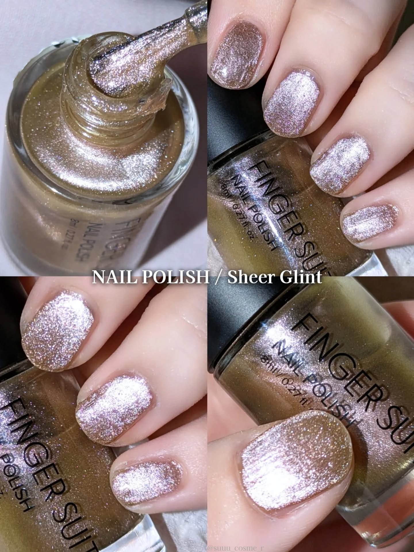 FINGER SUIT ネイルポリッシュ/FINGER SUIT/マニキュアを使ったクチコミ（2枚目）