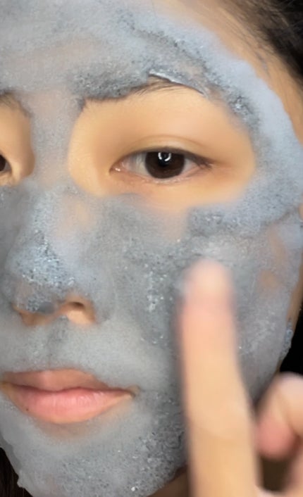 GLAM UP炭酸泡クレイマスク/GLAM UP/洗い流すパック・マスクを使ったクチコミ(4枚目)