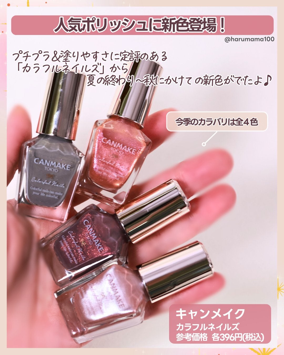 カラフルネイルズ/キャンメイク/マニキュアを使ったクチコミ(2枚目)
