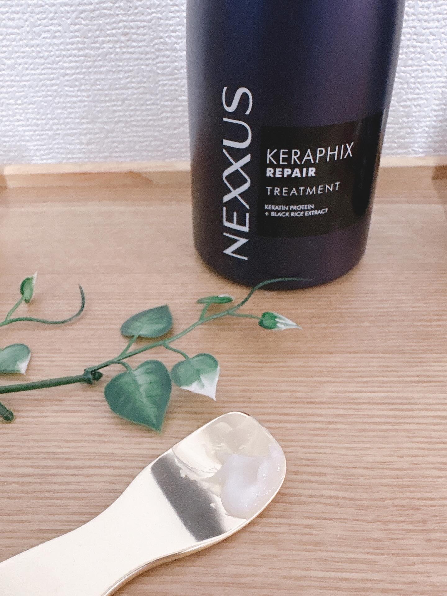 NEXXUS(ネクサス) ネクサス ケラフィックスリペア シャンプー/トリートメントのクチコミ「🌱𓂃 𓈒𓏸

ネクサスケラフィックスリペア
シャンプー・トリートメント・プロメンドオイルリザレ.....」（3枚目）