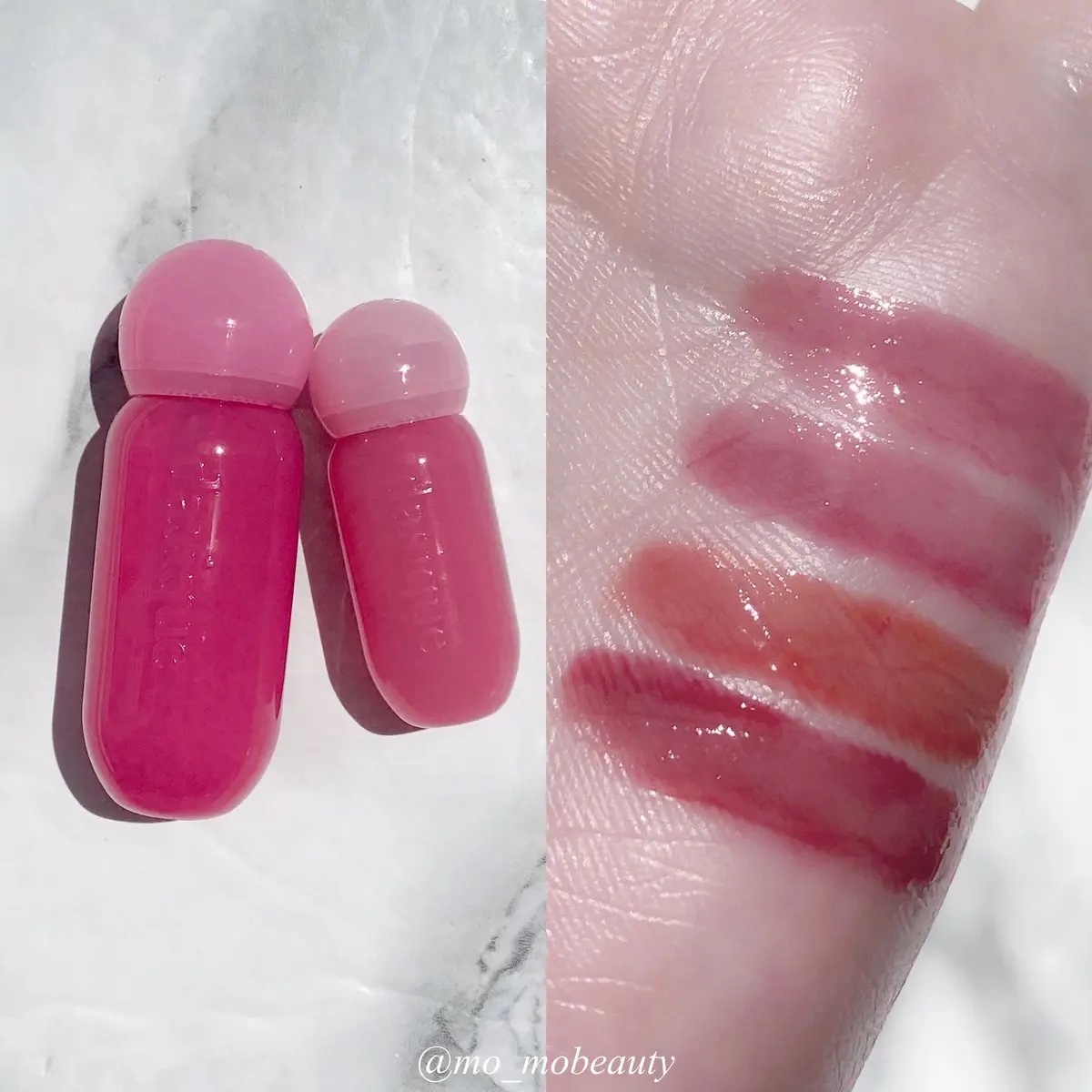 ジューシーデューイグロウティント/dasique/リップティントを使ったクチコミ（3枚目）