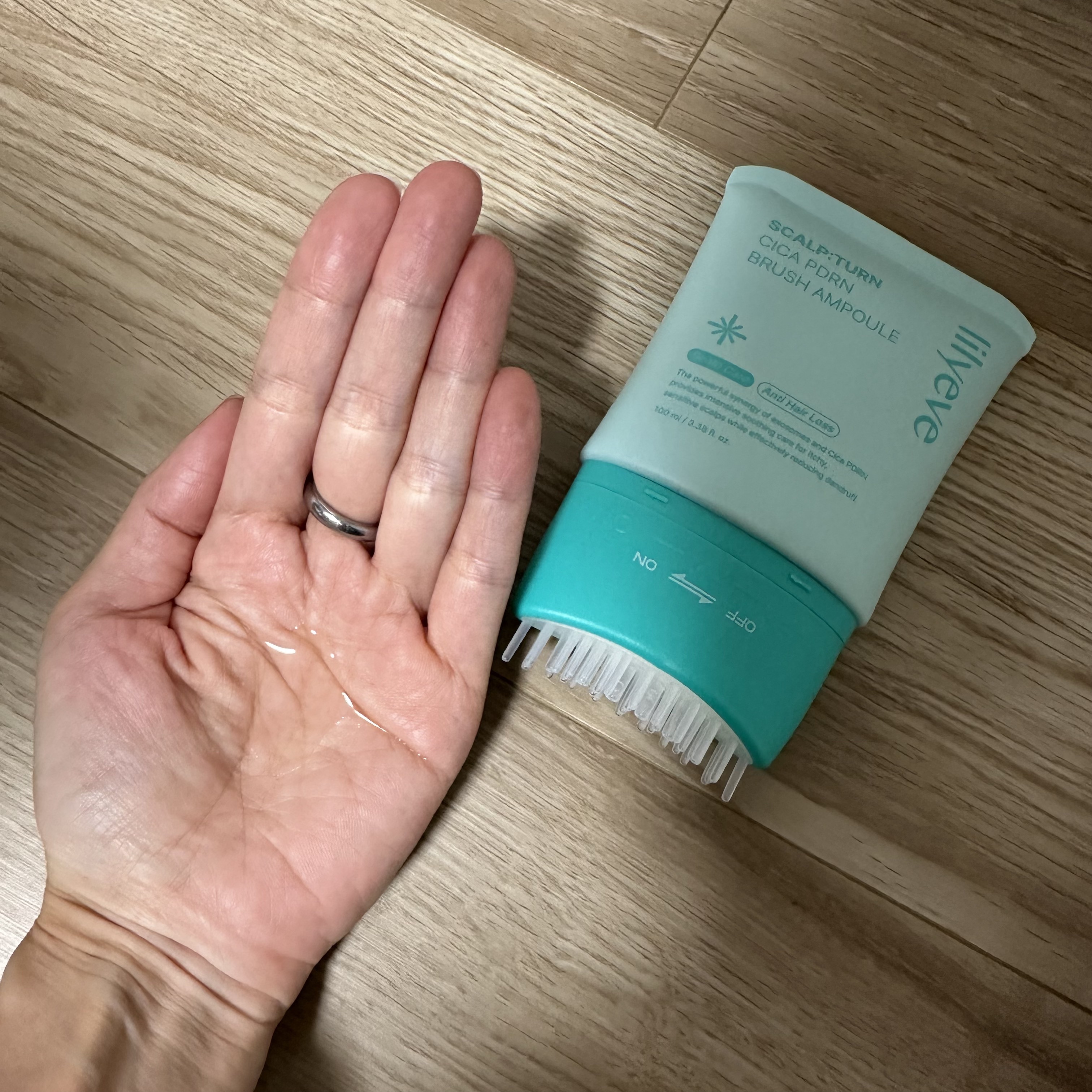 スカルプターンヘアアンプル/リリーイブ/頭皮ローションを使ったクチコミ（3枚目）