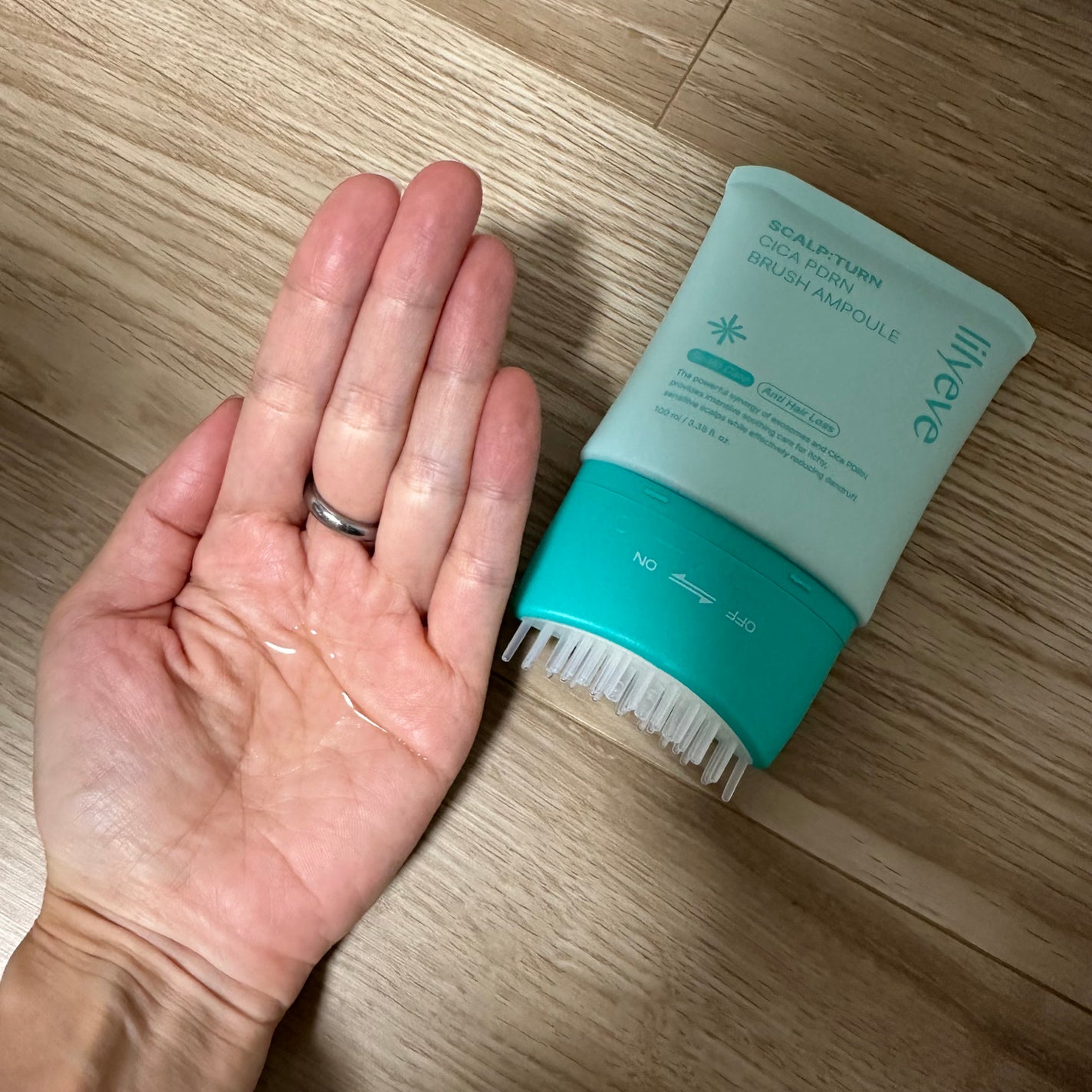 スカルプターンヘアアンプル/リリーイブ/頭皮ローションを使ったクチコミ(3枚目)