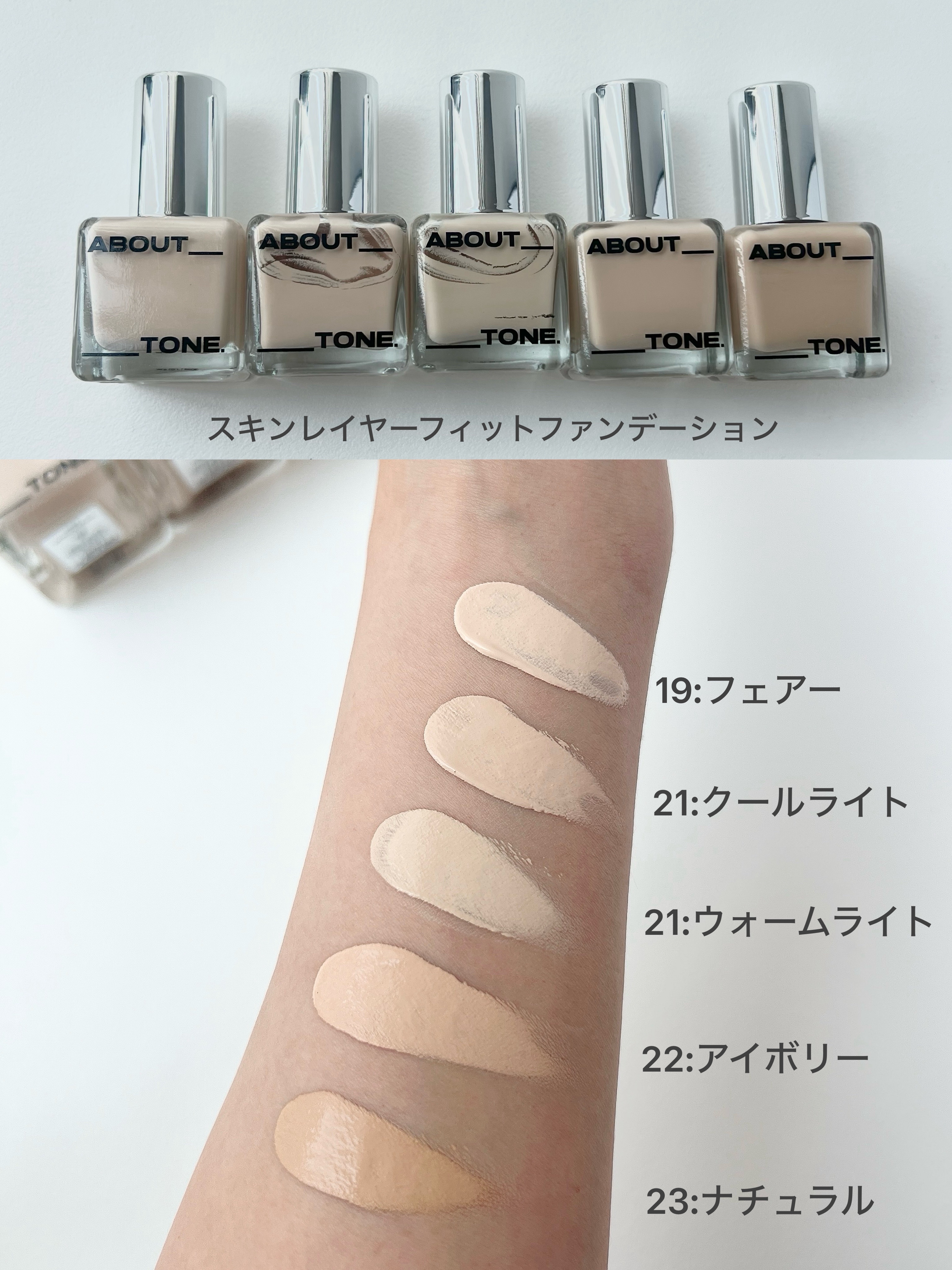 スキンレイヤーカバーフィットコンシーラー/ABOUT TONE/リキッドコンシーラーを使ったクチコミ（2枚目）