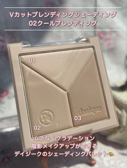 Vカットブレンディングシェーディング/dasique/シェーディングを使ったクチコミ(3枚目)