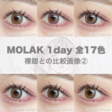 MOLAK 1day/MOLAK/ワンデー(1DAY)カラコンを使ったクチコミ(1枚目)