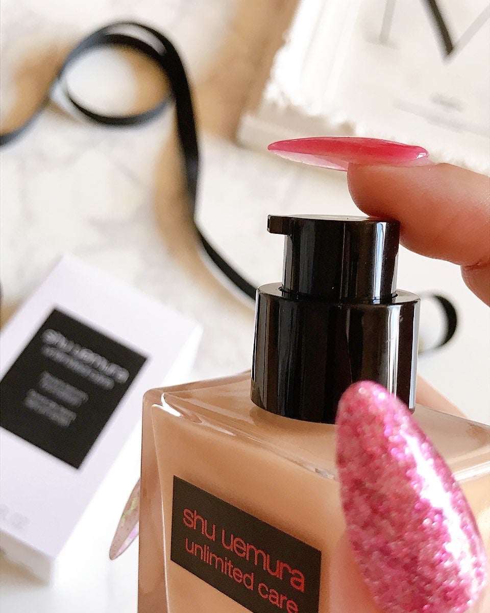 アンリミテッド ケア ツヤ セラム ファンデーション/shu uemura/リキッドファンデーションを使ったクチコミ(4枚目)