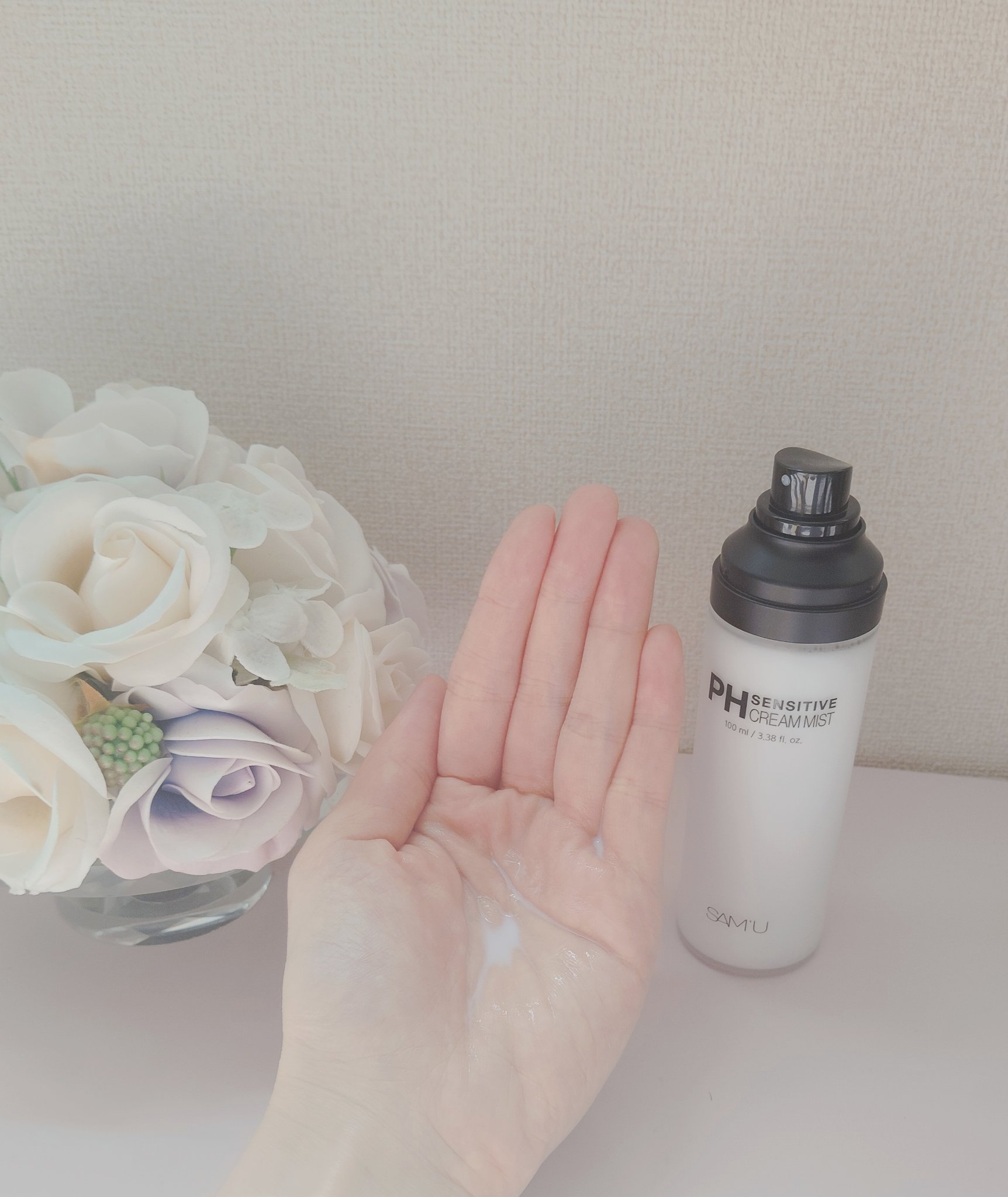 PHセンシティブクリームミスト/SAM'U/ミスト状化粧水を使ったクチコミ（3枚目）