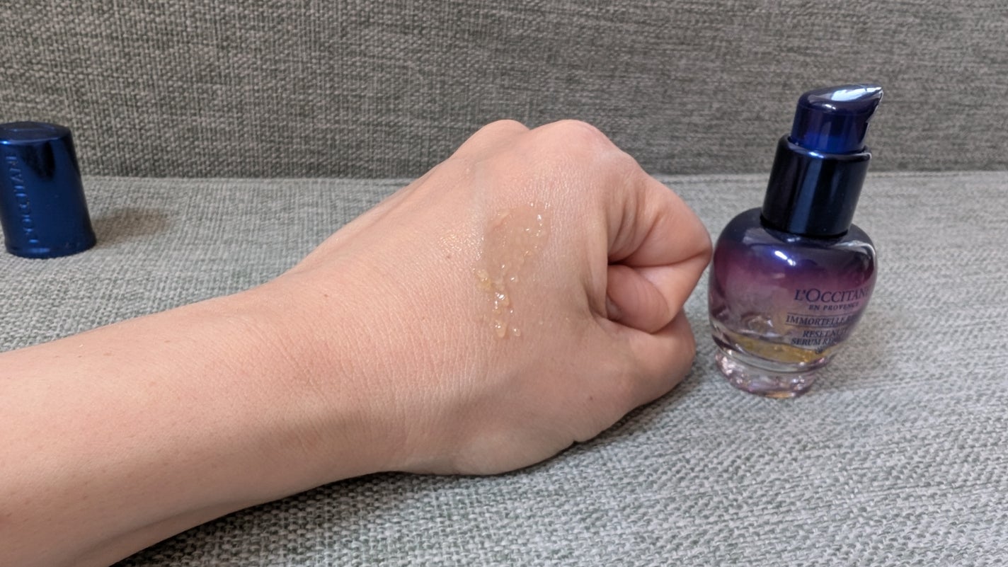 イモーテル オーバーナイトリセットセラム/L'OCCITANE/美容液を使ったクチコミ(2枚目)