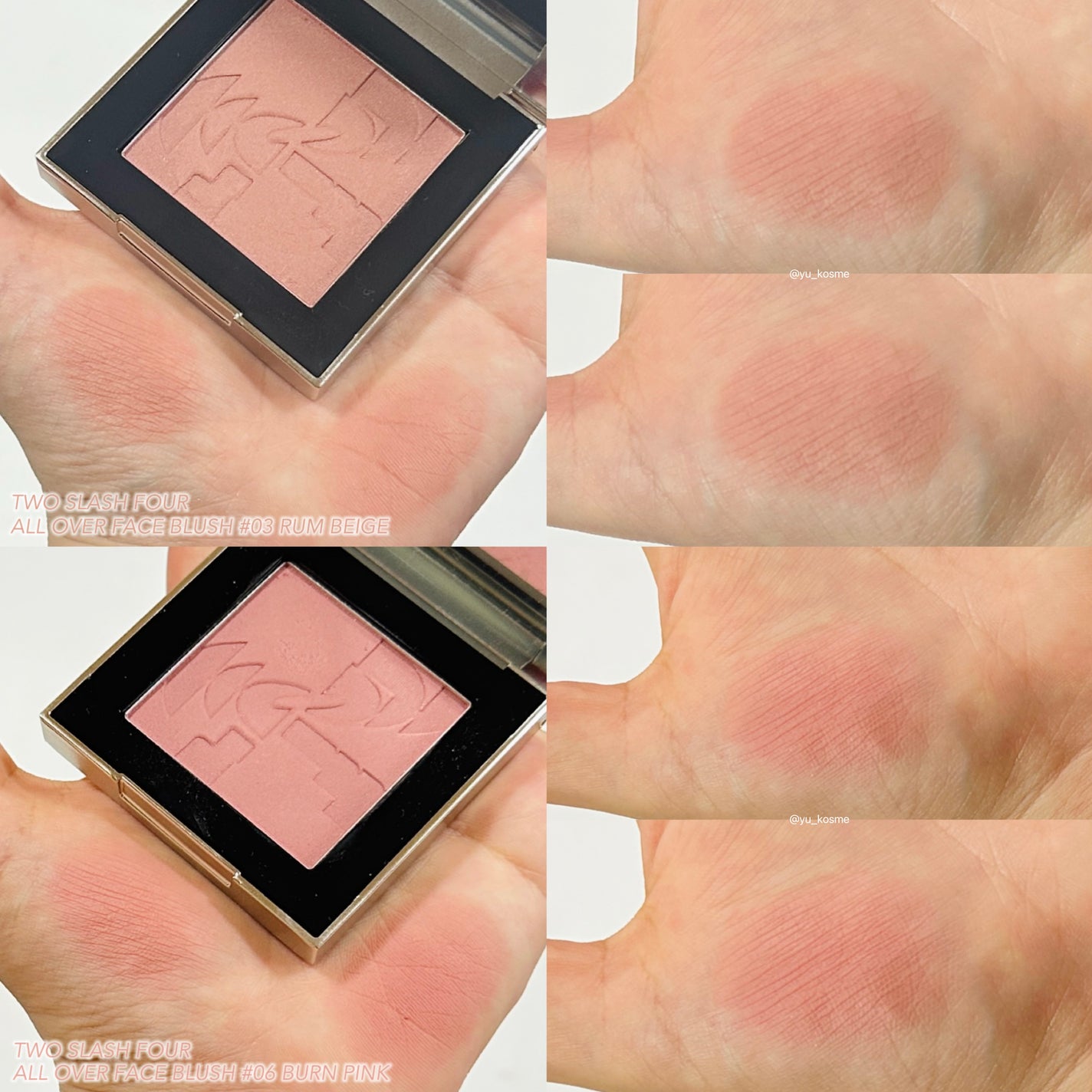 オールオーバーフェイスブラッシュ/TWO SLASH FOUR/パウダーチークを使ったクチコミ(4枚目)