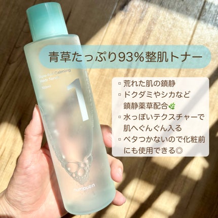1番 青草たっぷり93%整肌トナー/numbuzin/化粧水を使ったクチコミ(2枚目)