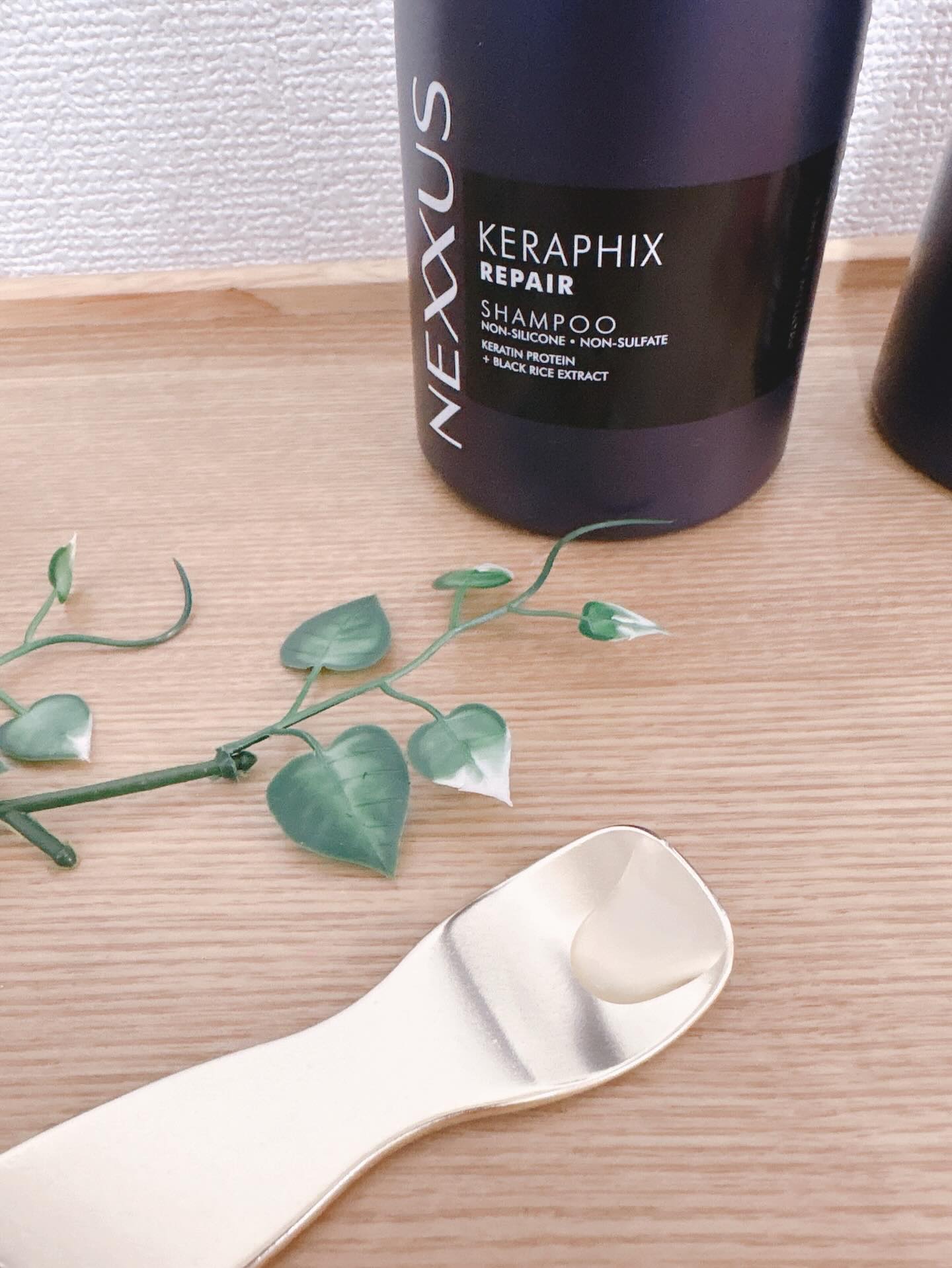 NEXXUS(ネクサス) ネクサス ケラフィックスリペア シャンプー/トリートメントのクチコミ「🌱𓂃 𓈒𓏸

ネクサスケラフィックスリペア
シャンプー・トリートメント・プロメンドオイルリザレ.....」（2枚目）