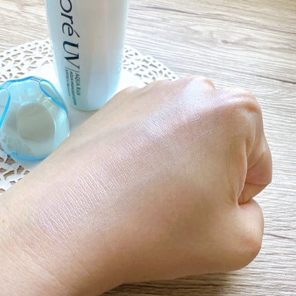 ビオレUV アクアリッチ アクアハイライトローション(水層ハイライトUV)/ビオレ/日焼け止めローションを使ったクチコミ(6枚目)