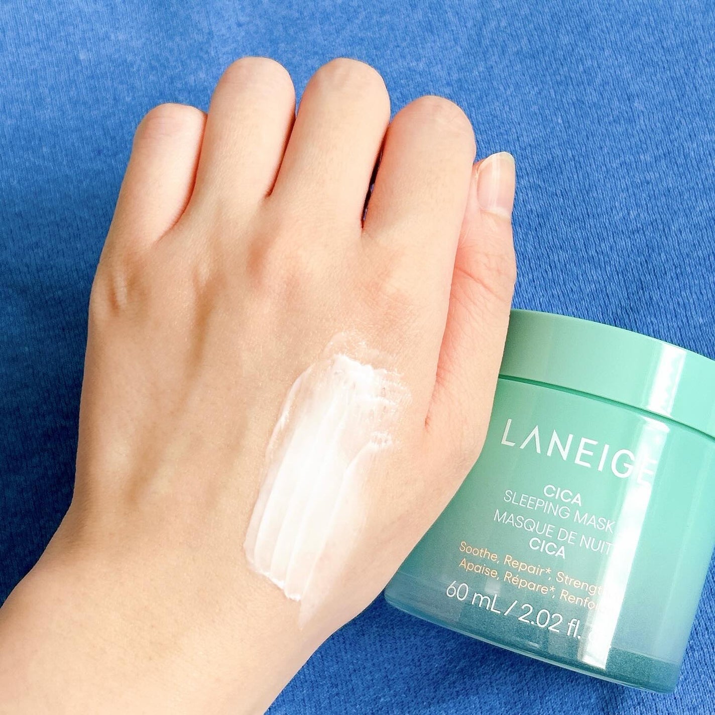 シカスリーピングマスク N/LANEIGE/フェイスクリームを使ったクチコミ(5枚目)