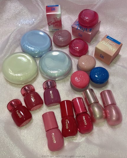 フィー リップアンドチーク ブラーリープリンポット/fwee/口紅を使ったクチコミ(2枚目)