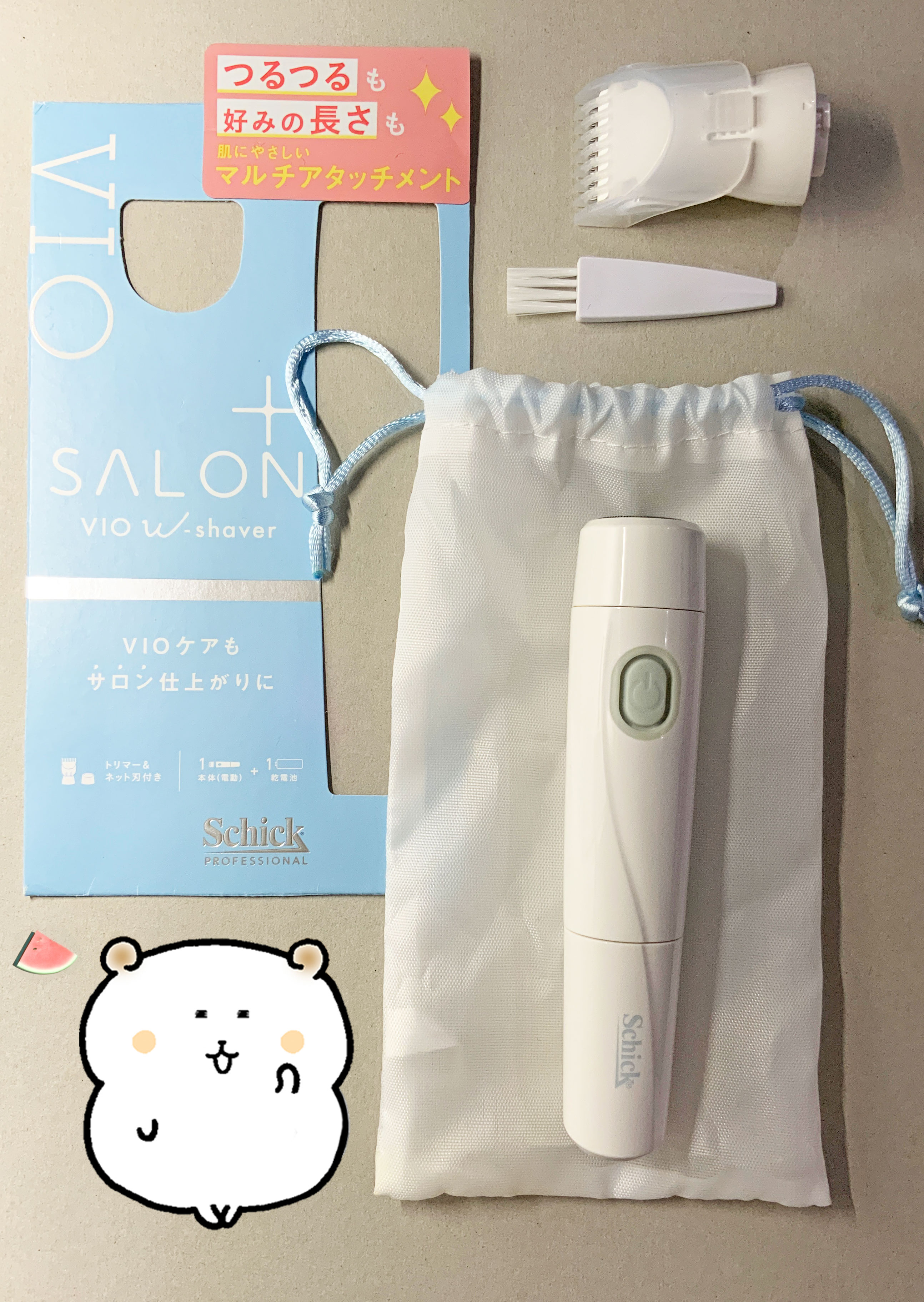 サロンプラス V.I.Oダブルシェーバー/サロンプラス/シェーバーを使ったクチコミ（1枚目）