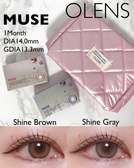 MUSE 1month/OLENS/1ヶ月(1MONTH)カラコンを使ったクチコミ(1枚目)