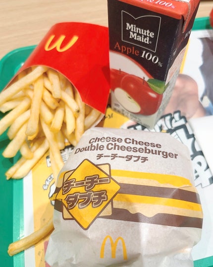 チーズチーズダブルチーズバーガー/マクドナルド/その他食品を使ったクチコミ(1枚目)