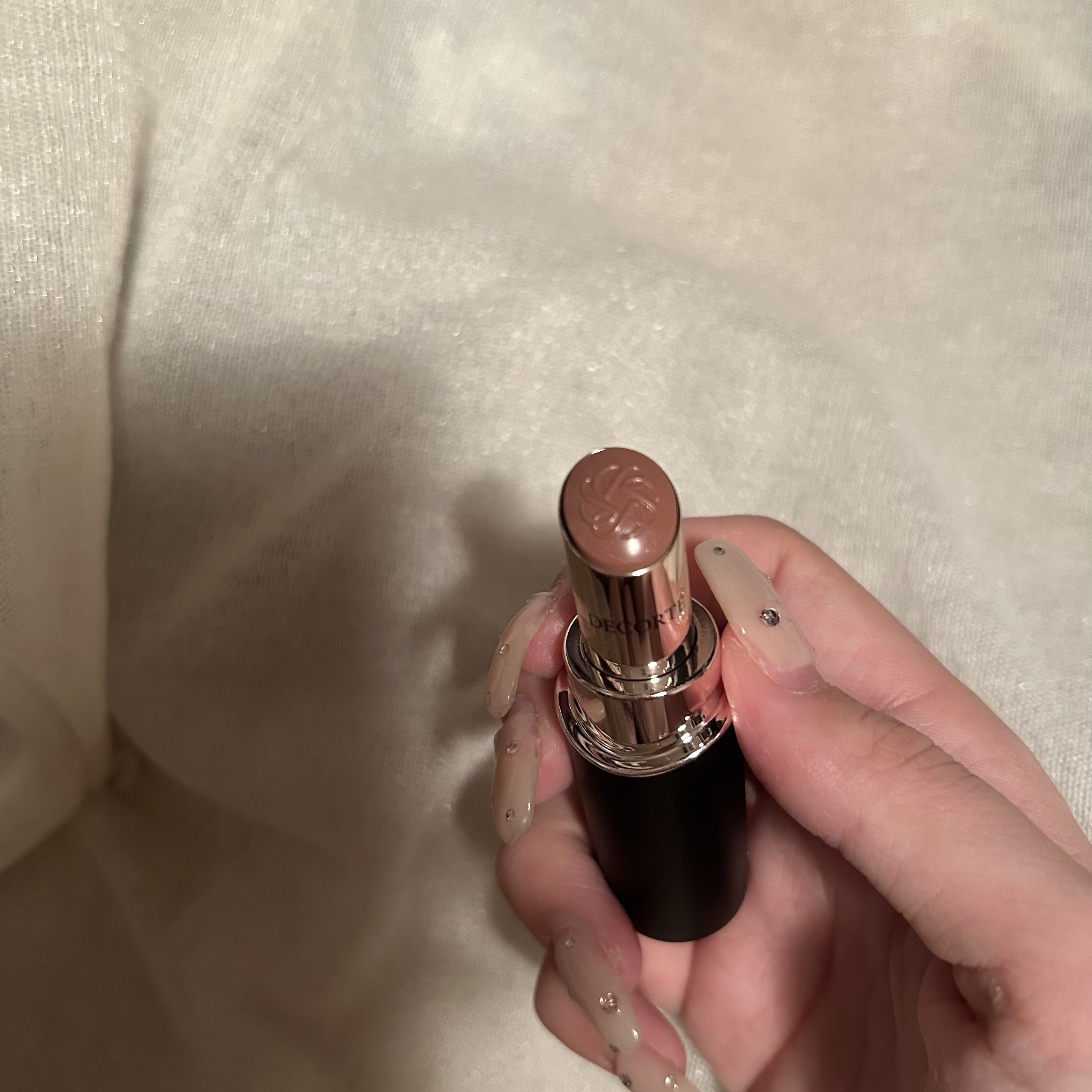 ルージュデコルテ　クリームグロウ 25G mauve beige/DECORTÉ/口紅を使ったクチコミ（1枚目）