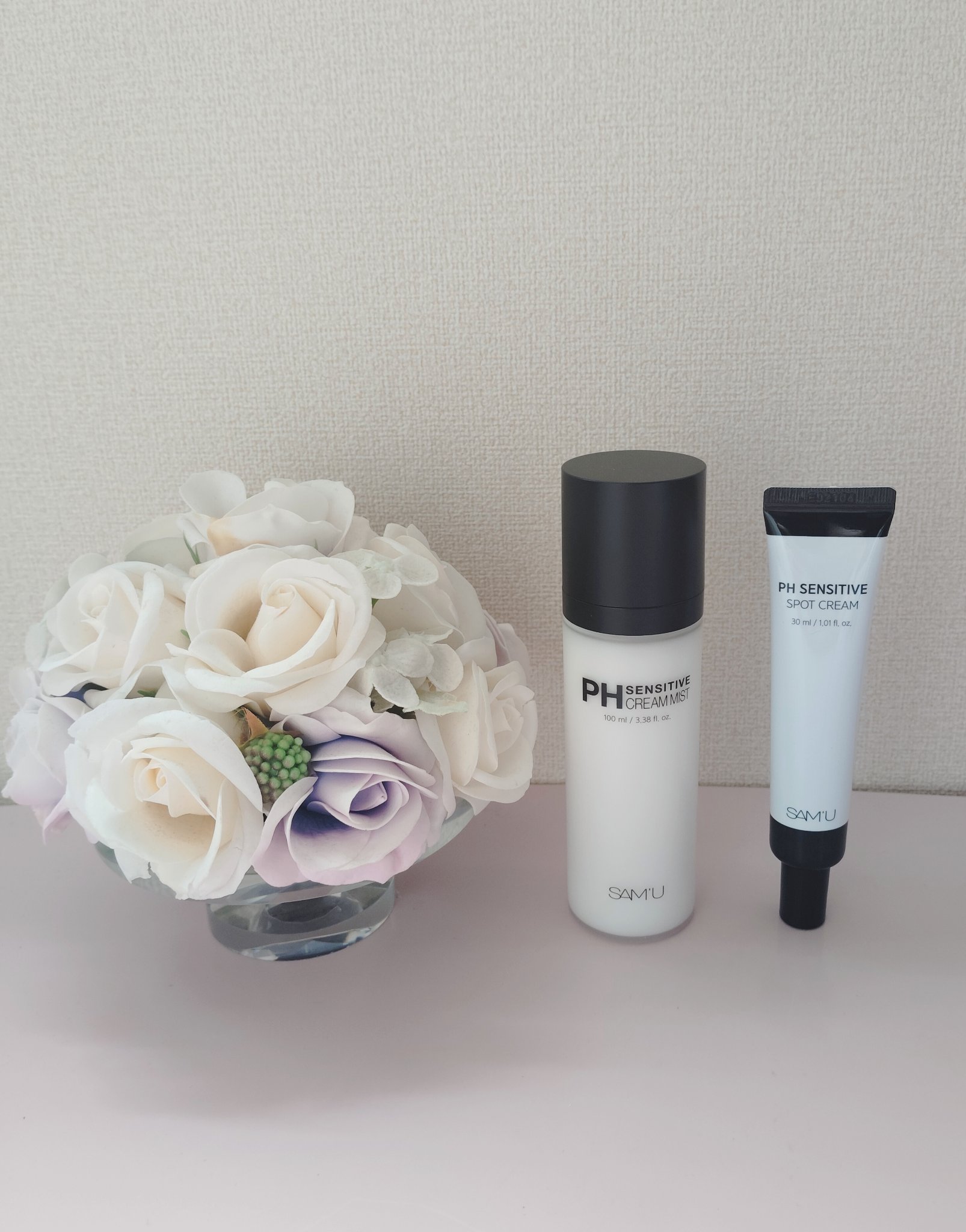 PHセンシティブクリームミスト/SAM'U/ミスト状化粧水を使ったクチコミ（2枚目）