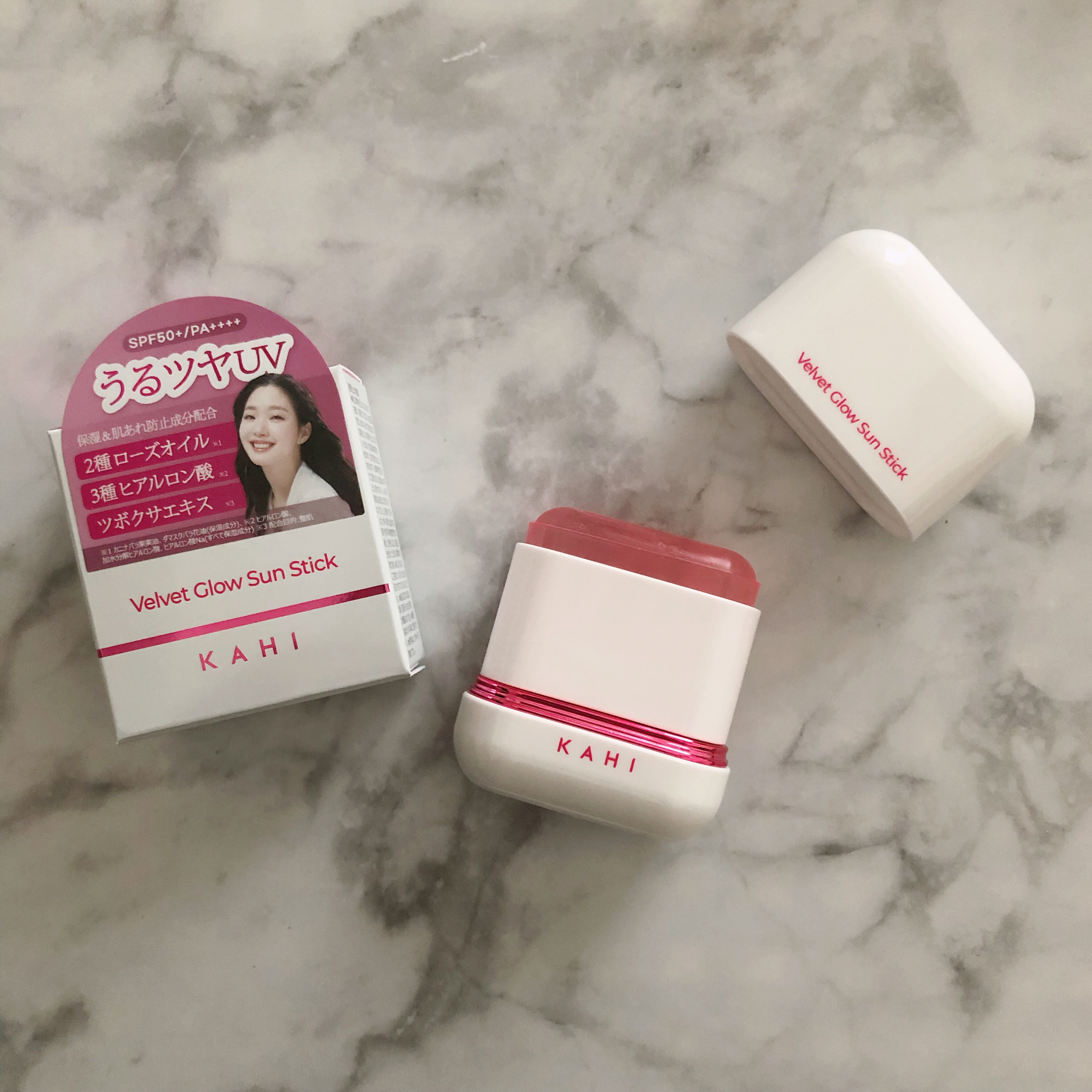 ベルベットグロウ サンスティック /KAHI/日焼け止めスティックを使ったクチコミ（2枚目）