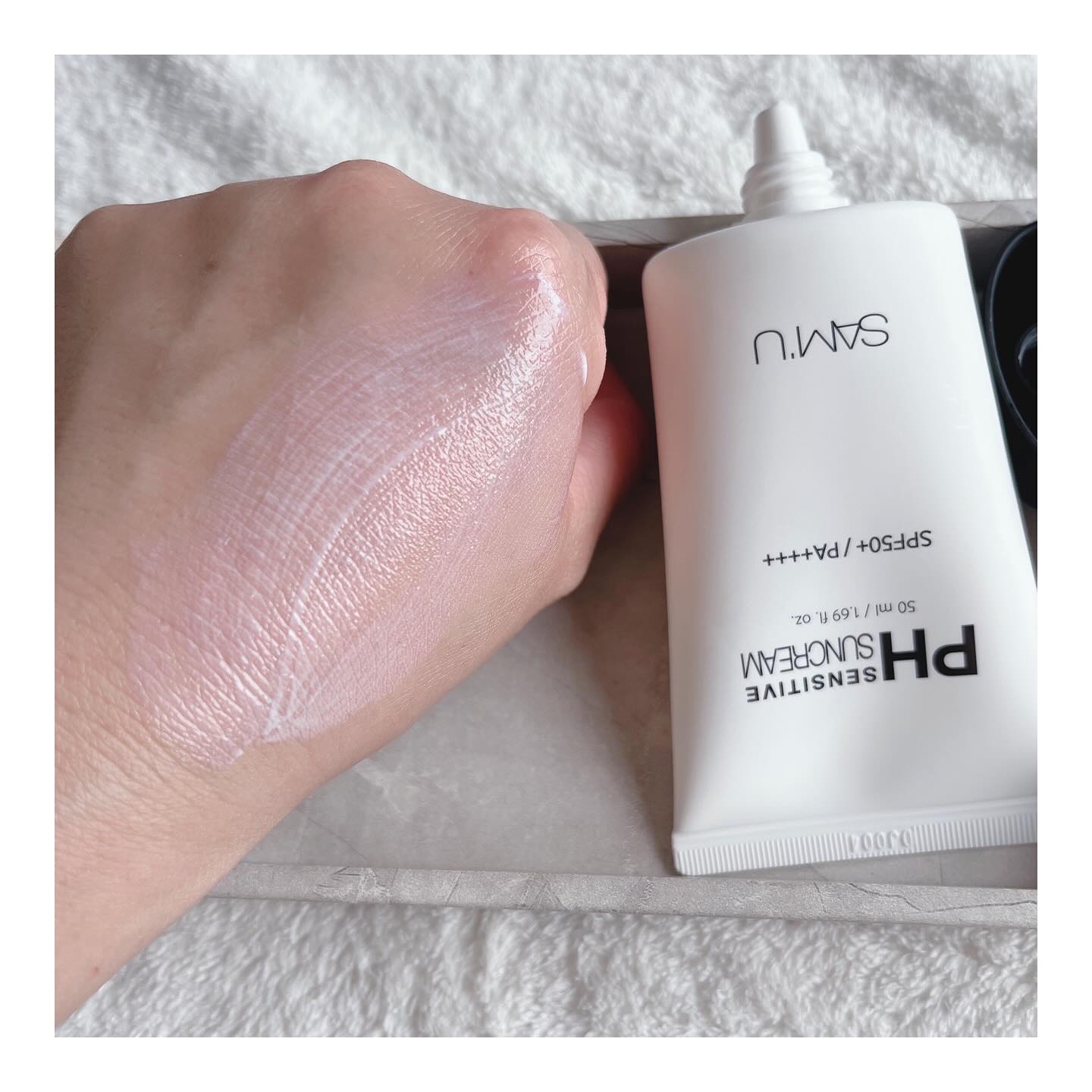 サミュ PHセンシティブサンクリーム/SAM'U/日焼け止めクリームを使ったクチコミ（3枚目）