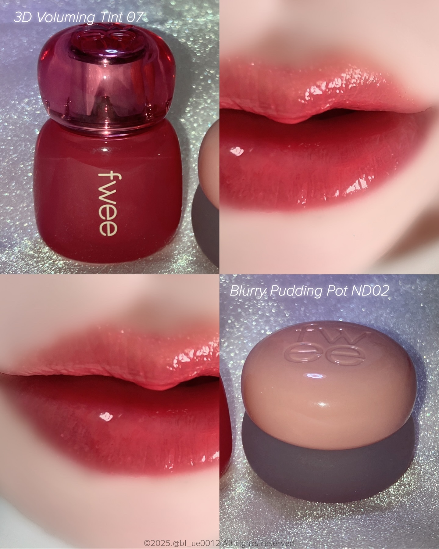 リップアンドチーク ブラーリープリンポット/fwee/口紅を使ったクチコミ（3枚目）