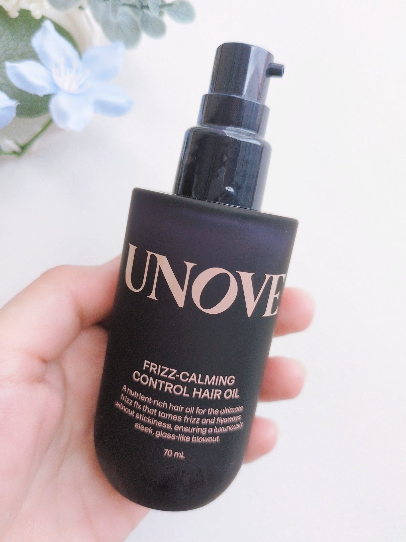 フリズカーミングコントロールオイル/UNOVE/ヘアオイルを使ったクチコミ(4枚目)