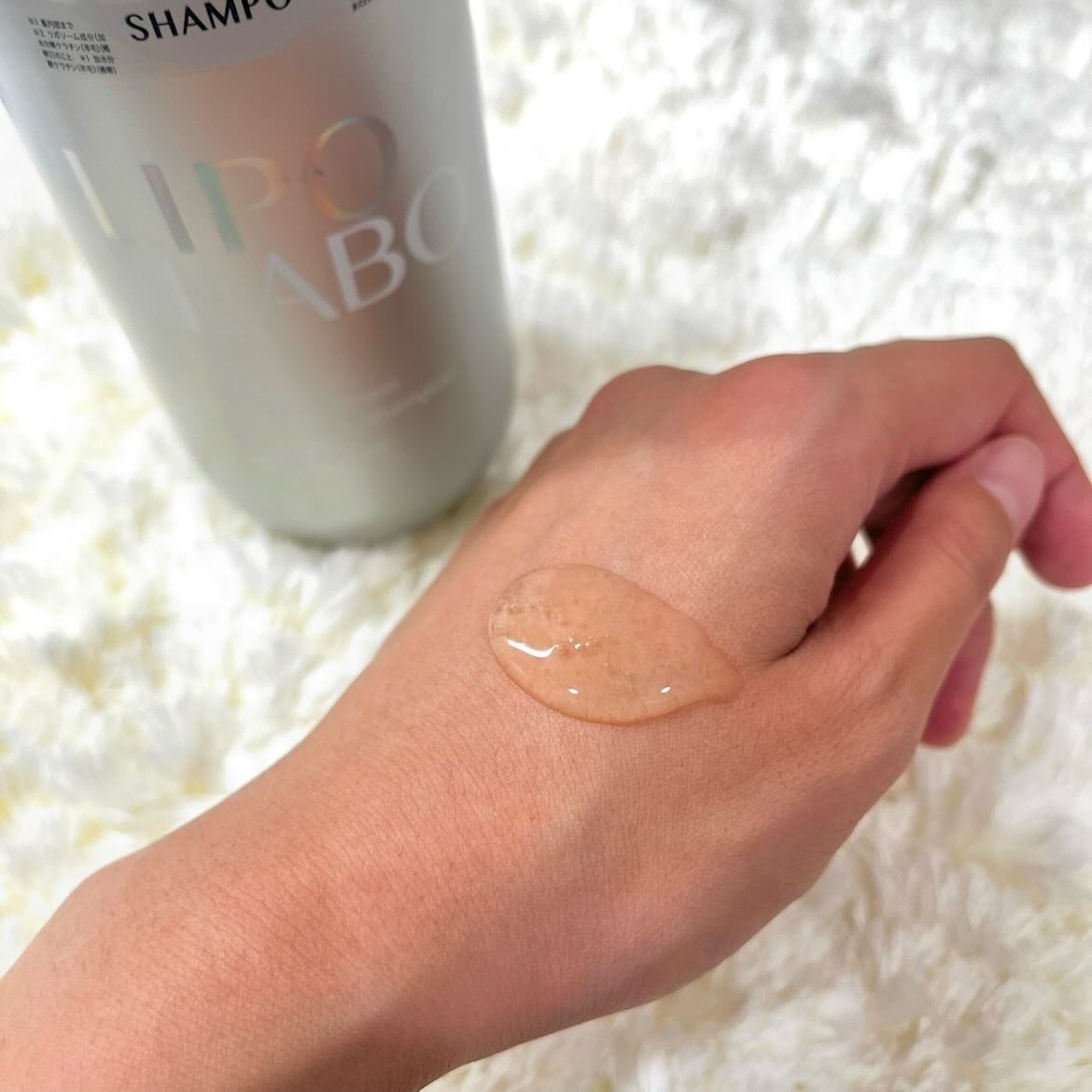 リポ ラボ ケラチンセラム ジェルモイスト シャンプー /トリートメントスリークリペア*/LIPO LABO/市販シャンプーを使ったクチコミ(2枚目)