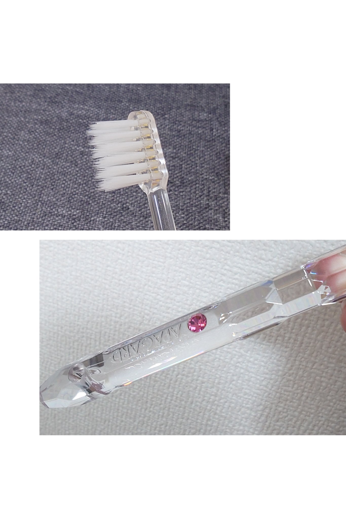 アパガードクリスタル歯ブラシ/アパガード/歯ブラシを使ったクチコミ（3枚目）