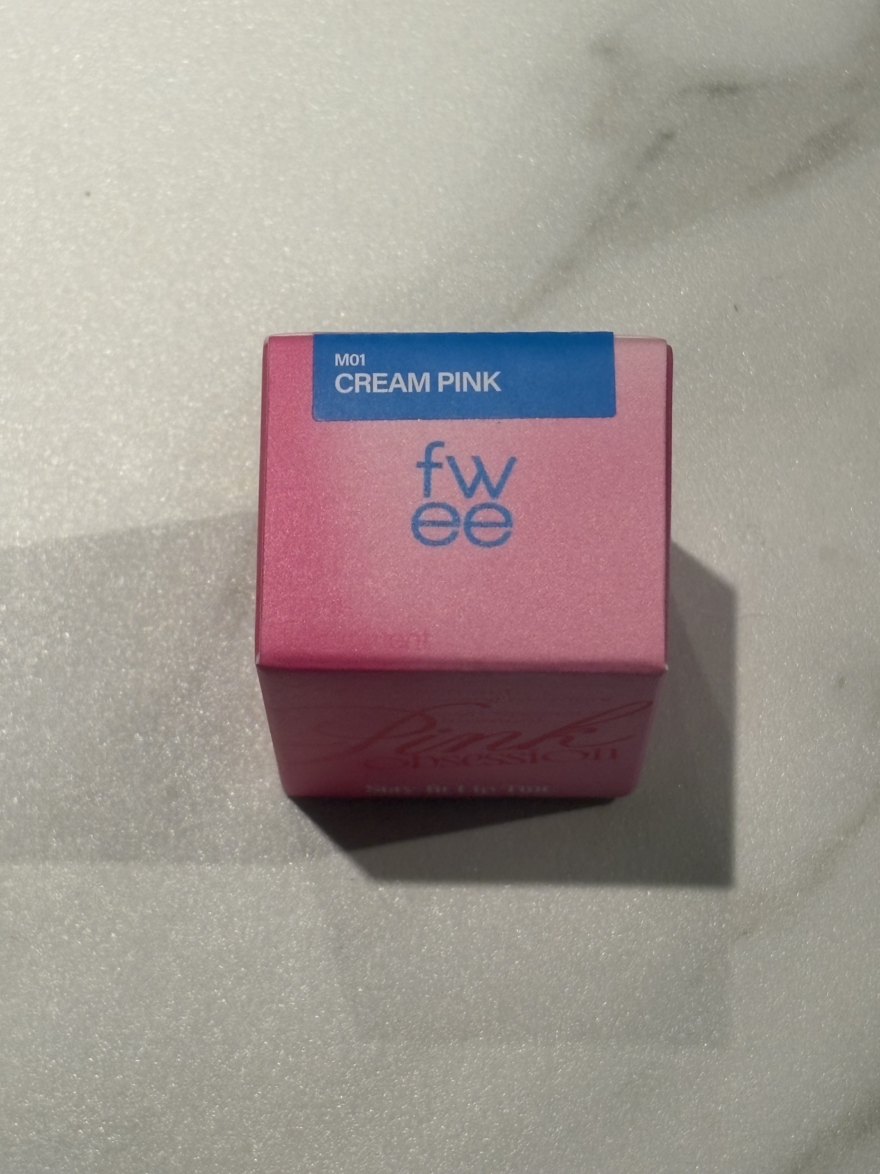 フィー ピンクオブセッションステイフィットティント G01 ミルクピンク/fwee/リップティントを使ったクチコミ（1枚目）