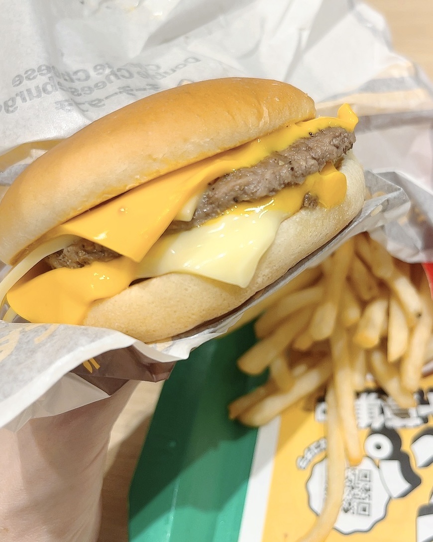 チーズチーズダブルチーズバーガー/マクドナルド/その他食品を使ったクチコミ（2枚目）