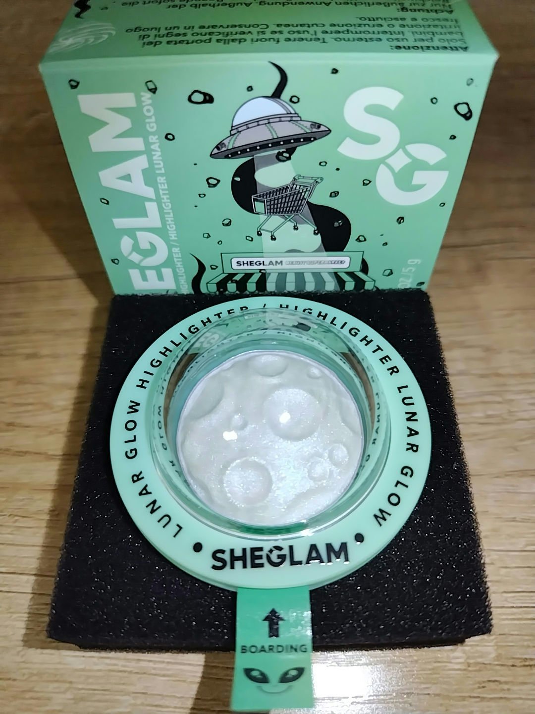 ルナグロウ ハイライター/SHEGLAM/パウダーハイライトを使ったクチコミ（1枚目）