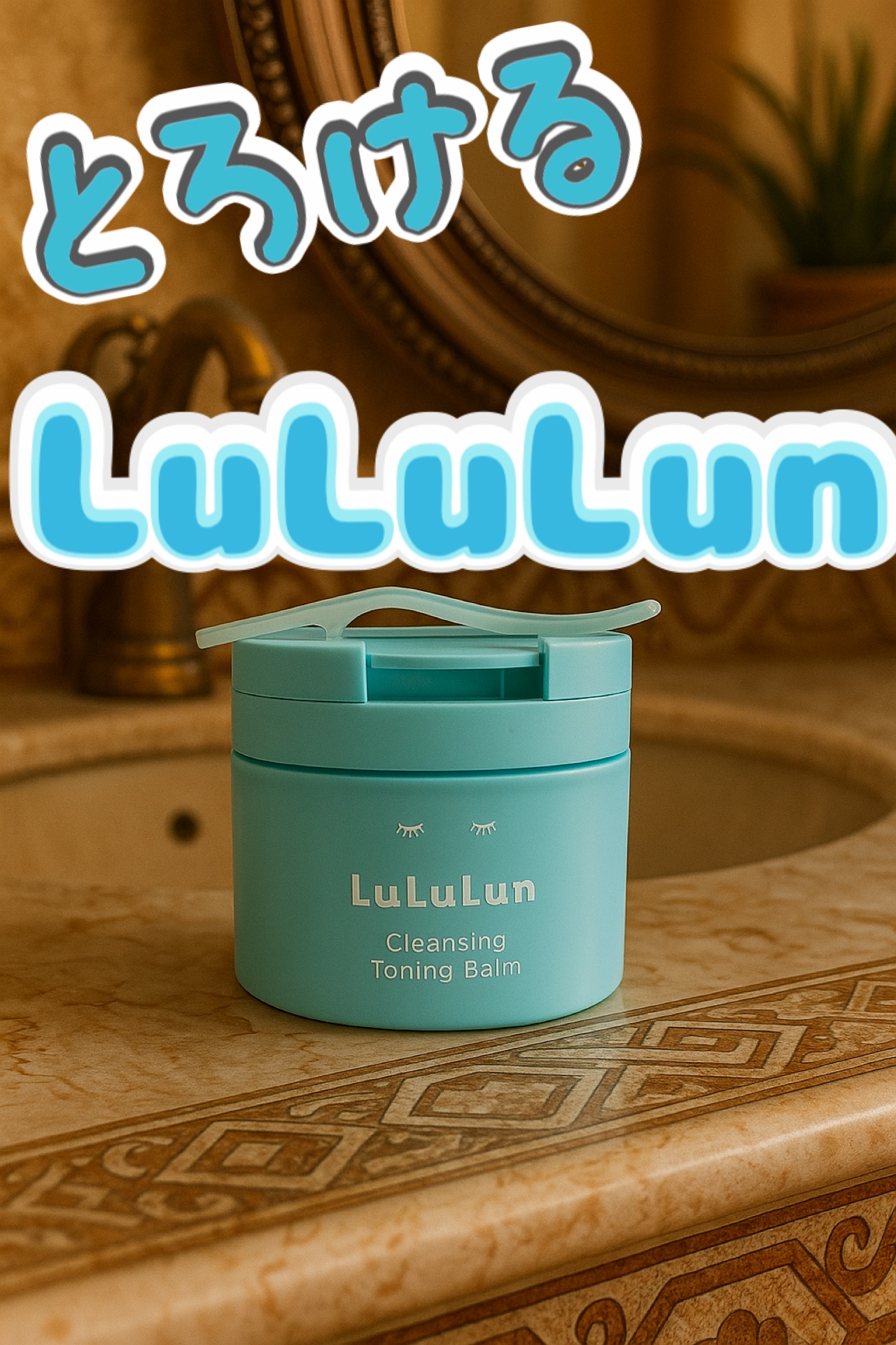 ルルルンクレンジング トーニングバーム MILD BLUE/ルルルン/クレンジングバームを使ったクチコミ（1枚目）