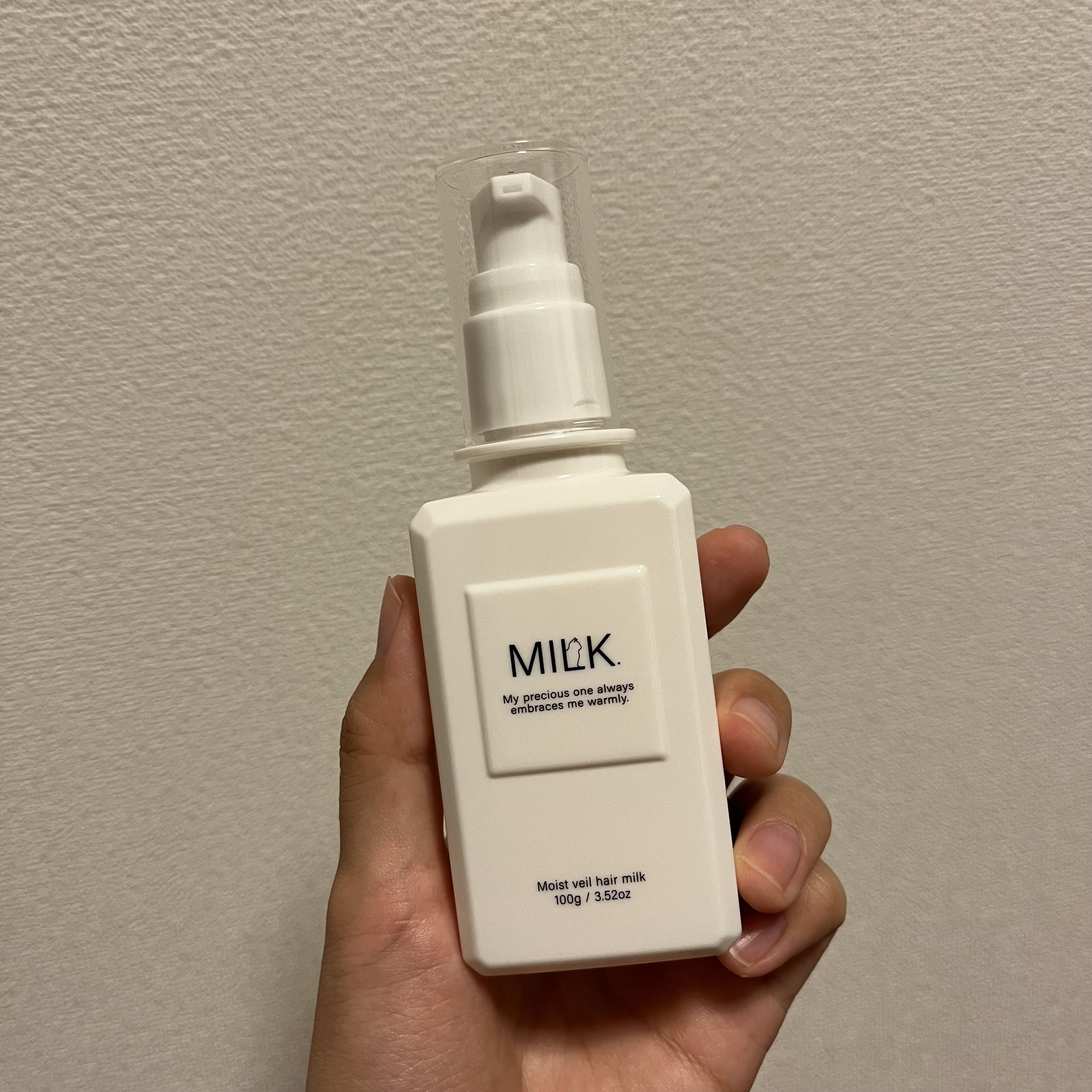 モイストヴェール ヘアミルク＜無香料＞/MILK./ヘアミルクを使ったクチコミ（1枚目）