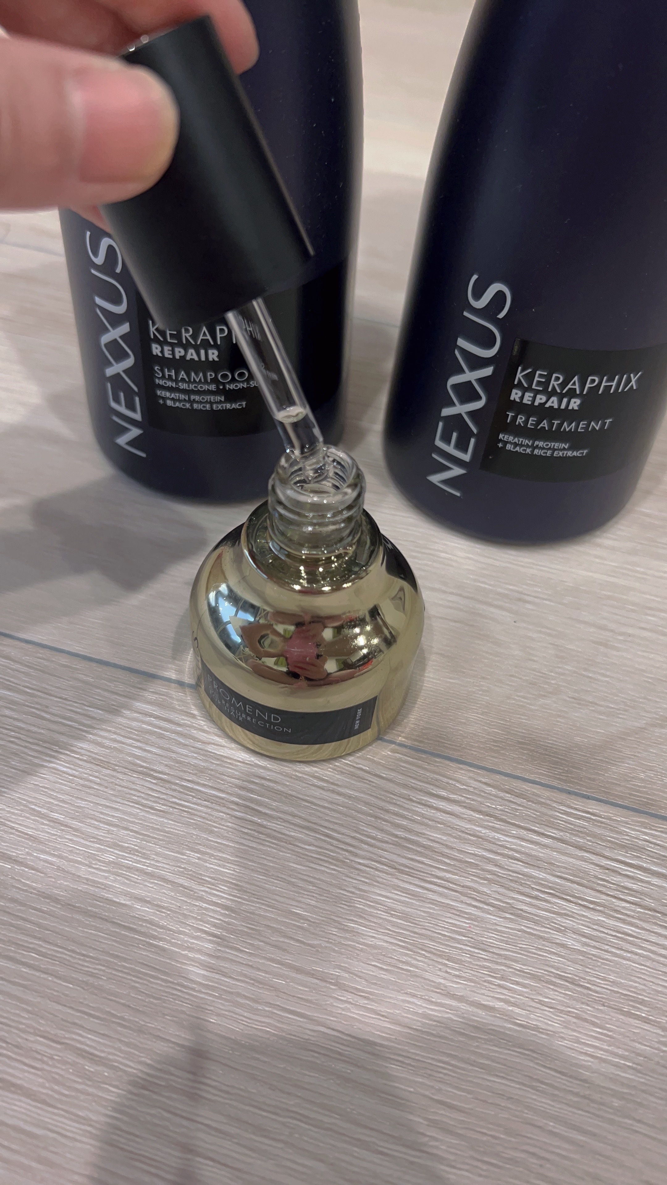 ネクサス プロメンド オイルリザレクション ヘアオイル/NEXXUS(ネクサス)/ヘアオイルを使ったクチコミ（2枚目）