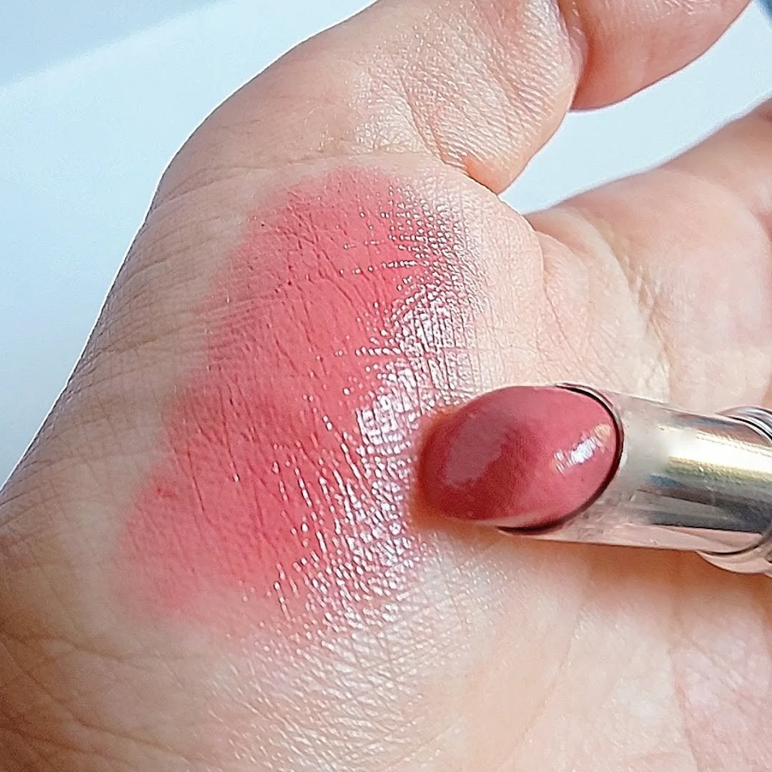 グロウバーム スプリングロゼ/ブリリアージュ/口紅を使ったクチコミ（2枚目）