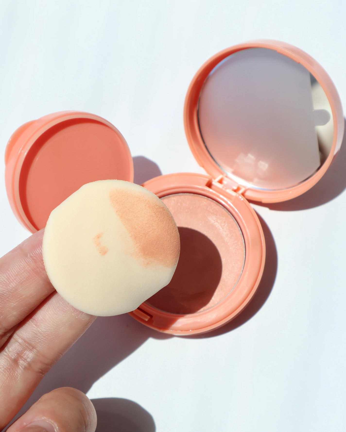 フラッフィーベルベットクッションチーク /TFIT/ジェル・クリームチークを使ったクチコミ(4枚目)